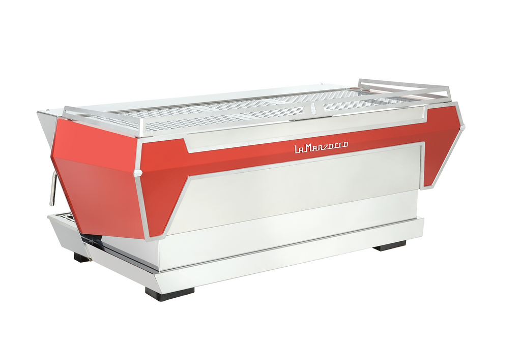 La Marzocco KB90 3 Group AV from Roasted Brown Back View
