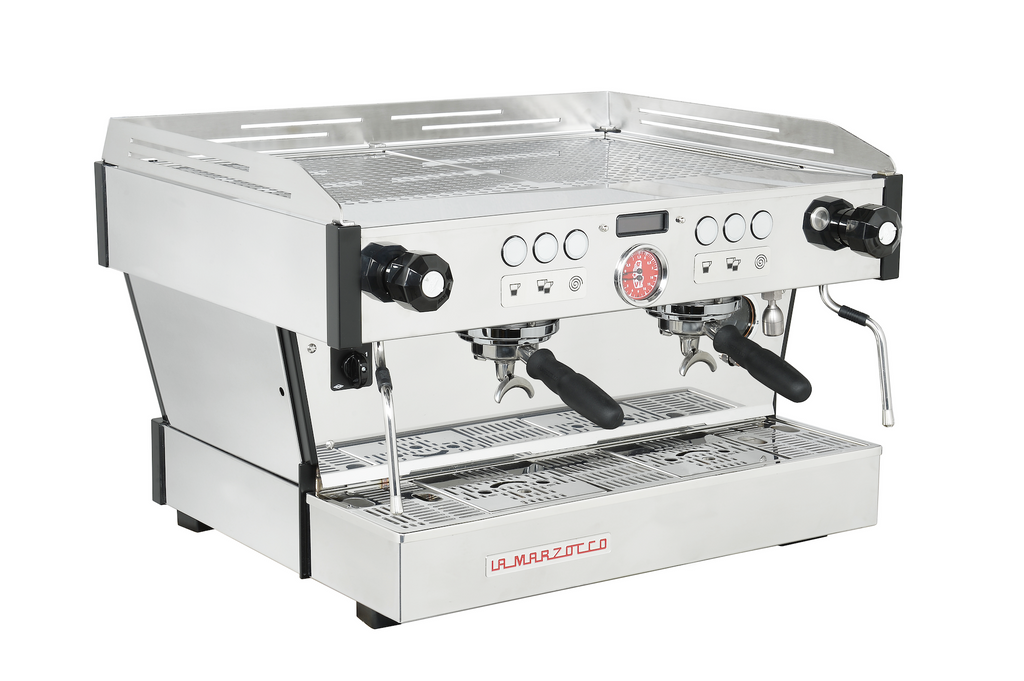 La Marzocco Linea PB 2 Group AV ABR Angle View from Roasted Brown