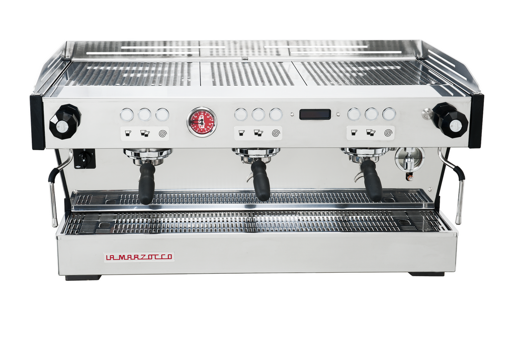 La Marzocco Linea PB 3 Group AV Front View from Roasted Brown